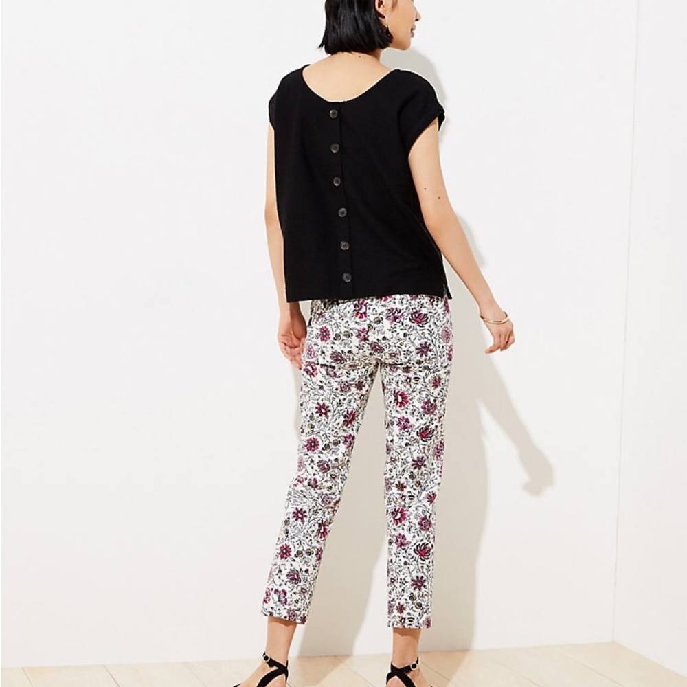 Nwt Loft Ottoman Button Back Top - image 2